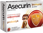 Asecurin Immuno dla dzieci, tabletki do ssania, 30 sztuk