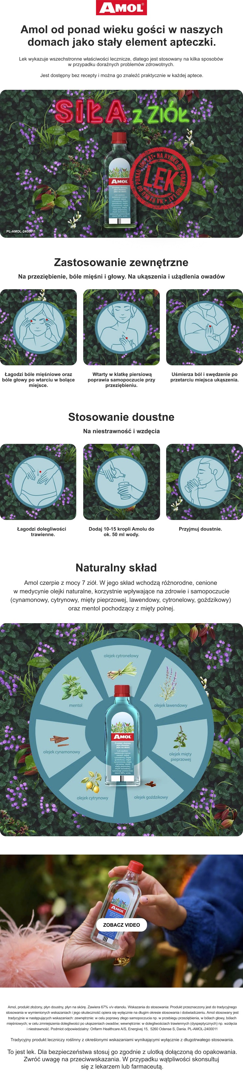 AMOL płyn 250 ml amol-rc-butelka