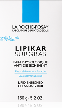 LA ROCHE-POSAY LIPIKAR SURGAS Kostka do mycia twarzy i ciała 150 g