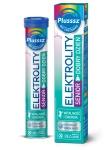 Plusssz Elektrolity Senior - Dobry Dzień, tabletki musujące o smaku cytryna-mięta, 24 sztuki