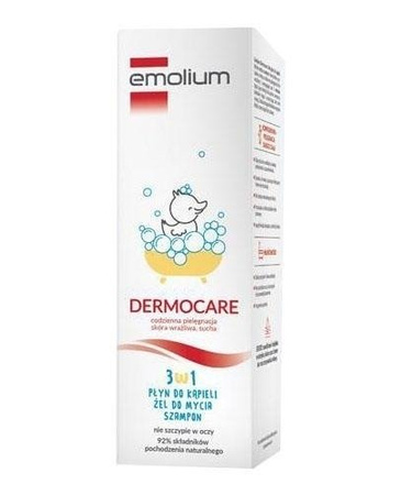 EMOLIUM DERMOCARE 3w1 do kąpieli 400ml