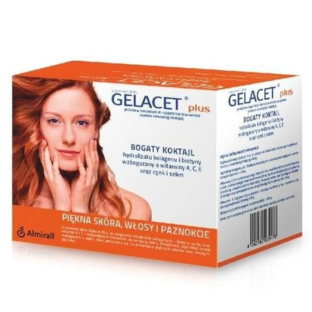 GELACET Plus Bogaty koktajl 5,7g x 21 saszetek