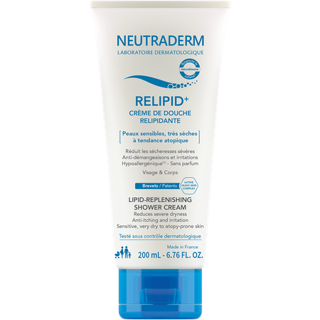 Neutraderm Relipid+ Krem do mycia pod prysznic, 200ml DATA WAŻNOŚCI 02.2025r.