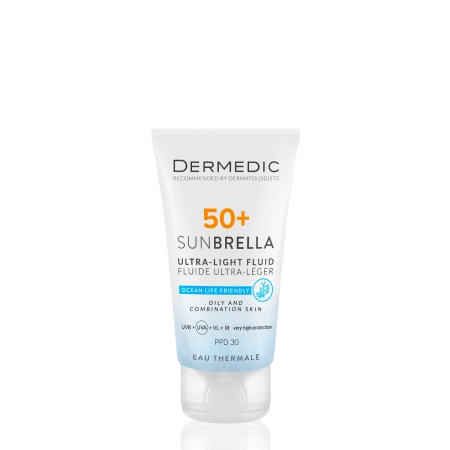 Dermedic Sunbrella Ultralekki Krem dla skóry tłustej i mieszanej, SPF50+ 40ml