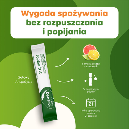 Danacol Plus - żel doustny w saszetkach po 15ml, 21 sztuk
