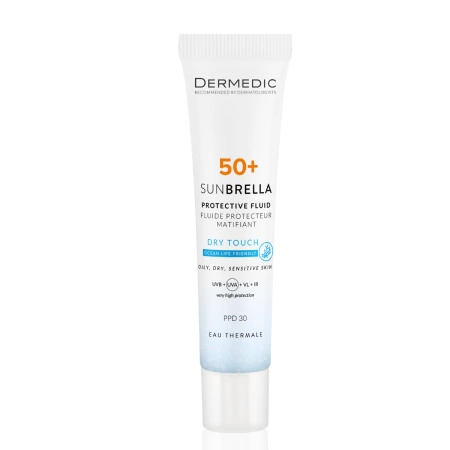 Dermedic Sunbrella Dry Touch - Krem matujący SPF50/PPD30, 40ml
