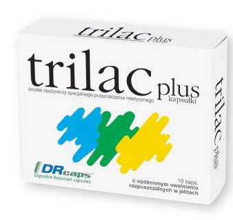 TRILAC PLUS x 10 kapsułek