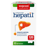 Hepatil - tabletki na wsparcie wątroby, 120 sztuk