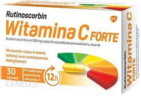 RUTINOSCORBIN WITAMINA C FORTE 500 mg x 30 kapsułek 
