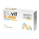 Ibuvit D3 4000+K2 MK-7 Omega3 kaps.mięk*30