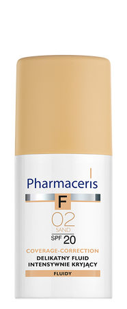 PHARMACERIS FLUID INTENSYWNIE KRYJĄCY SPF 20+ 02 SAND