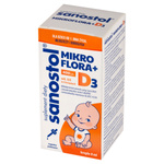 Sanostol Mikroflora + D3 400j krople, 8 ml