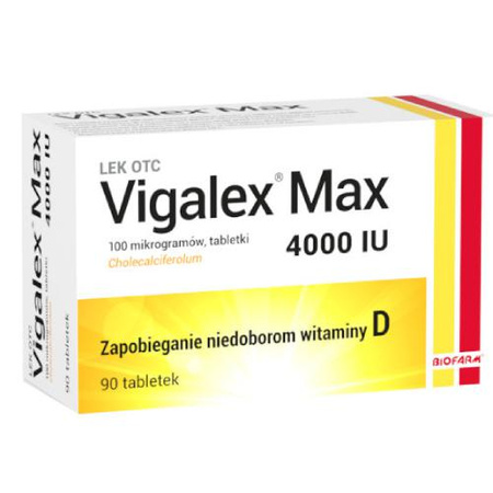 Vigalex Max 4000 I.U. tabletki, 90 sztuk