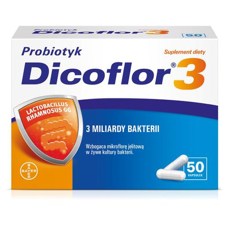 Dicoflor 3 kapsułki, 50 sztuk 
