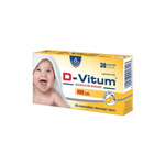 D-Vitum witamina D dla niemowląt 400 j.m., 30 kapsułek twist-off