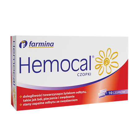 Hemocal - czopki, 10 sztuk