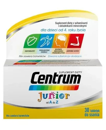 Centrum Junior tabletki do ssania, 30 sztuk