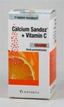 Calcium -Sandoz+Vit.C x 10tabl.mus.