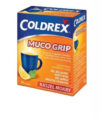 COLDREX MUCOGRIP x 10 saszetek