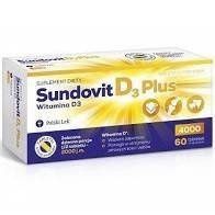 SUNDOVIT D3 Plus 4000j.m. x 60 tabletek