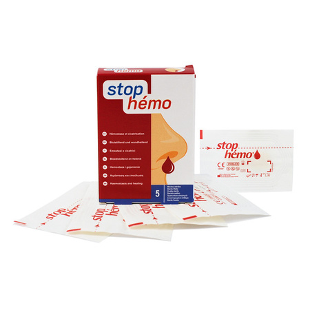 Stop Hemo Sterylne Tampony-opatrunki na krwawienia, 5 sztuk