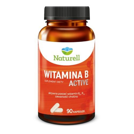 NATURELL Witamina B ACTIVE kapsułki, 90 sztuk 