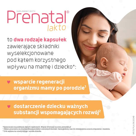 Prenatal Lakto kapsułki, 60 sztuk (30 + 30)