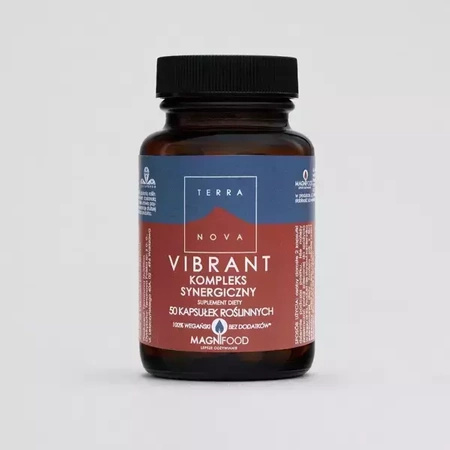 TERRANOVA Vibrant - kompleks synergiczny kapsułki, 50 sztuk