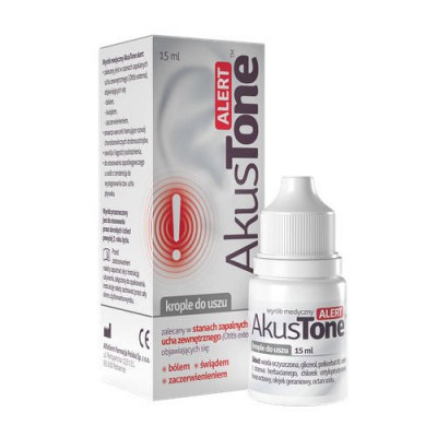 AkusTone Alert krople do uszu, 15ml