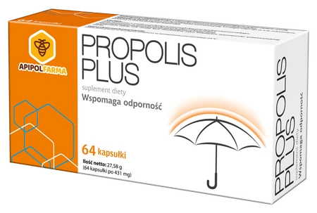 PROPOLIS Plus x 64 kapsułki