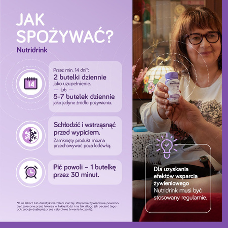 Nutridrink o smaku czekoladowym 4x125 ml DATA WAŻNOŚCI 10.02.2026 