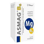 Asmag B (20 mg + 0,25 mg) tabletki, 50 sztuk