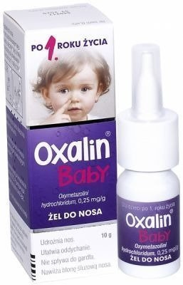 OXALIN BABY 0,25mg/g żel do nosa 10g