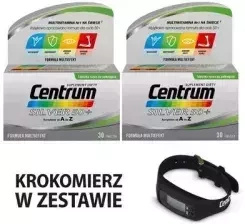 CENTRUM Silver 50+ Zestaw 2 x 30 tabletek +Krokomierz