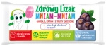 Zdrowy Lizak MNIAM-MNIAM Gardło, krtań i struny głosowe, smak czarna porzeczka, 1 sztuka
