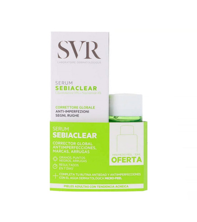 SVR Sebiaclear Zestaw Serum 30ml + Micro-Peel 30ml