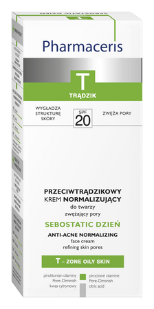 PHARMACERIS T Przeciwtrądzikowy krem na dzień 50 ml