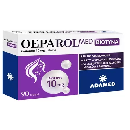 OeparolMed Biotyna 10mg, 90 tabletek DATA WAŻNOŚCI 12.2025r.