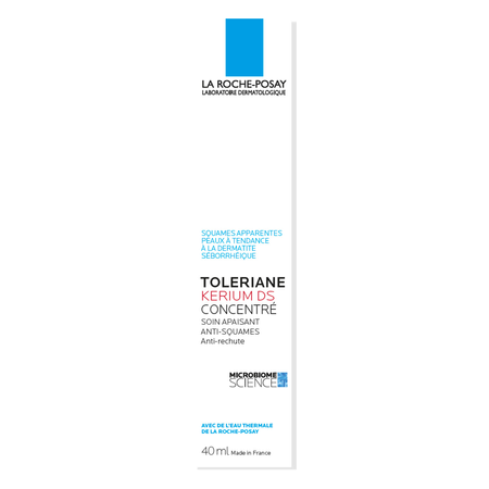 La Roche-Posay Toleriane Kerium DS Concentrate - Kojący krem dla skóry skłonnej do łojotoku i łuszczenia, 40ml