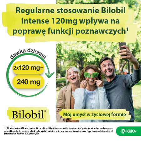 BILOBIL INTENSE 120 mg x 60 kapsułek