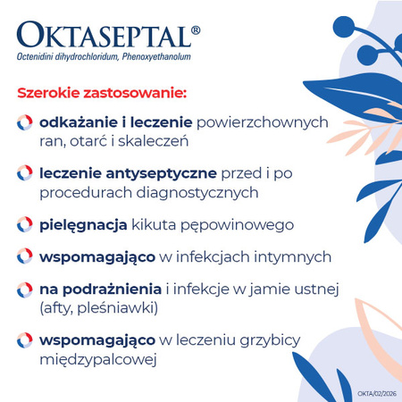 Oktaseptal – aerozol z oktenidyną do dezynfekcji i odkażania ran, 30ml