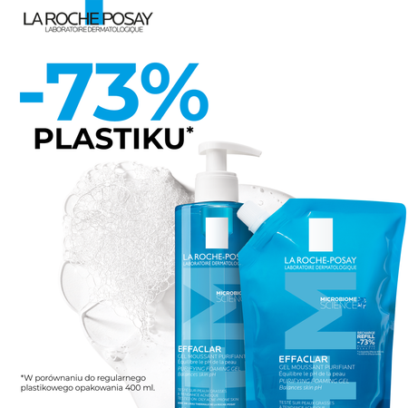 LA ROCHE-POSAY Effaclar Żel oczyszczający Refill - opakowanie uzupełniające, 400ml