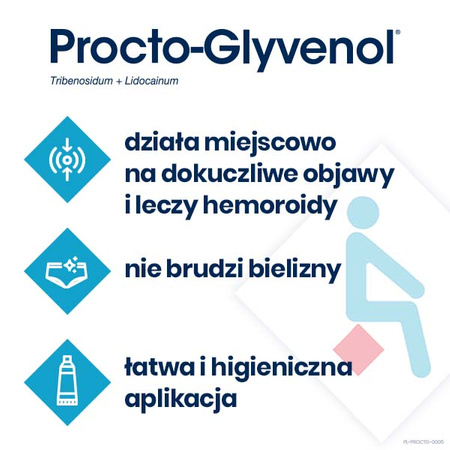 Procto-Glyvenol Krem doodbytniczy, 30g