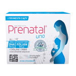 Prenatal Uno kapsułki 30 sztuk +  DHA 30 sztuk (30+30)