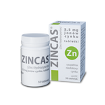 Zincas - cynk w tabletkach, 50 sztuk