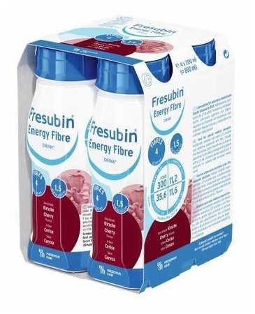 FRESUBIN Energy Fibre drink smak wiśniowy 4 x 200ml