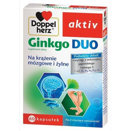 Doppelherz aktiv Ginkgo Duo kasp.x 60szt