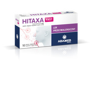 HITAXA FAST 5 mg x 10 tabletek ulegających rozpadowi w jamie ustnej