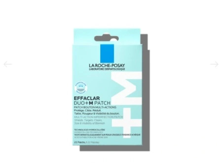 La Roche-Posay Effaclar Duo+M wielofunkcyjne plasterki na pryszcze, 22 sztuki w 2 rozmiarach (małe i duże)