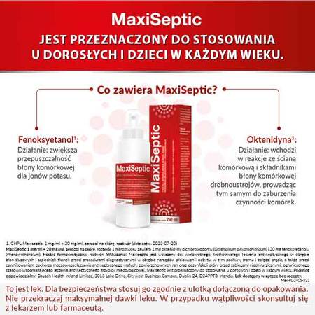 MaxiSeptic Aerozol na skórę 250ml